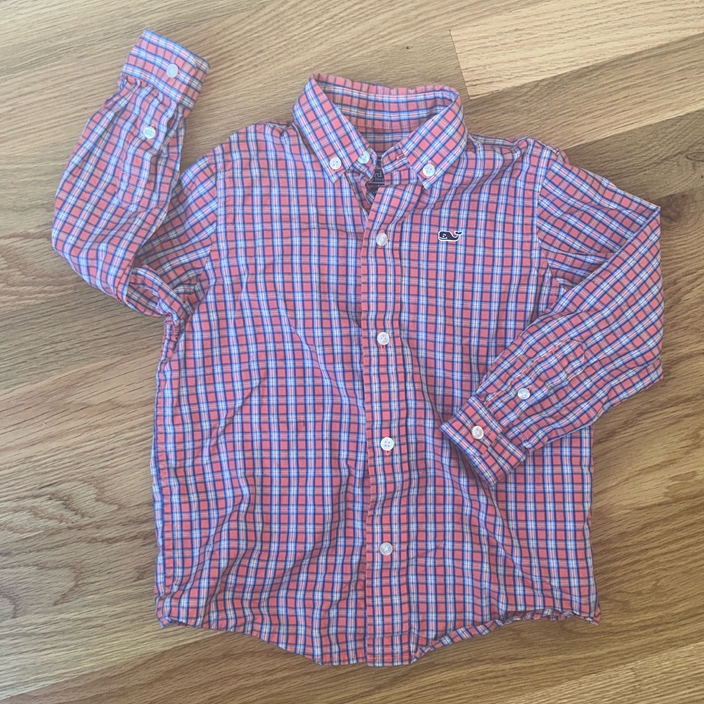 Vineyard vines kids whale shirt, size 2T, EUC